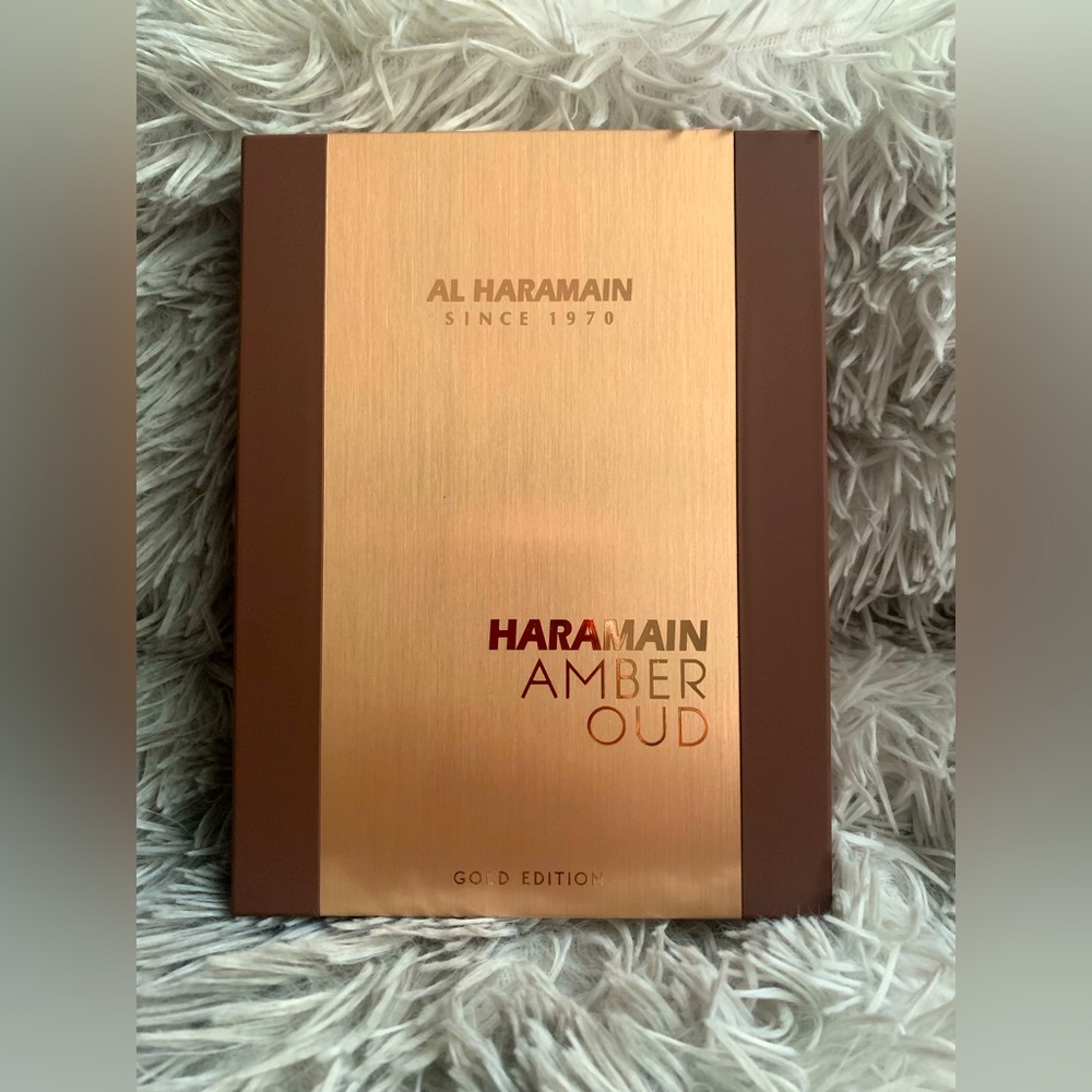 Brand New Bottle- Al Haramain Men’s Cologne- Scent is “Amber Oud” 60ml/2.0 Fl oz